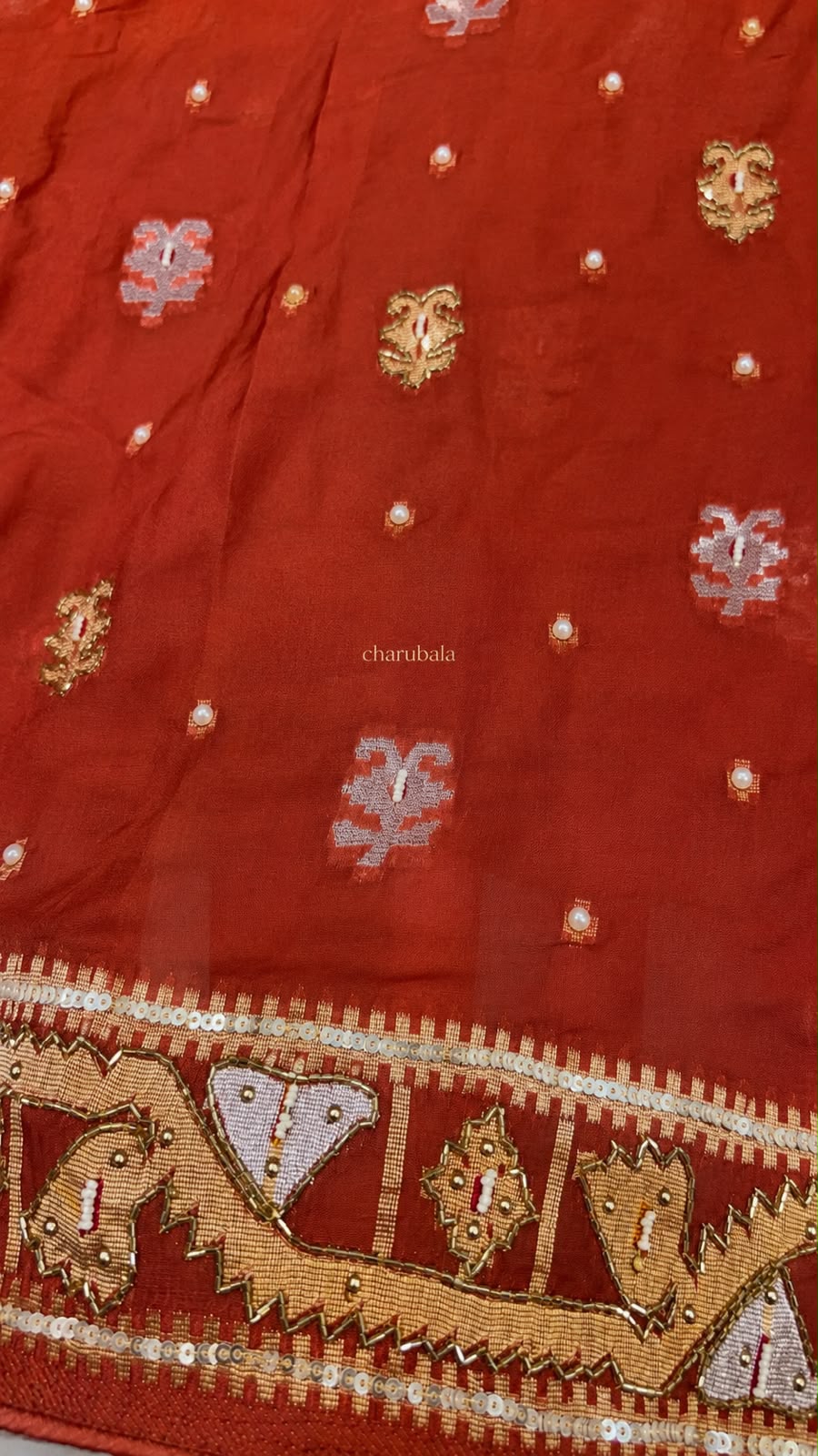 The Artisan's Masterpiece | Handcrafted HO Silk Jamdani