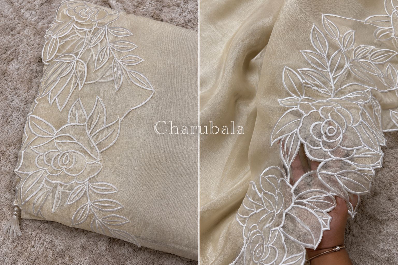 Royale Eclat Crepe Tissue Saree