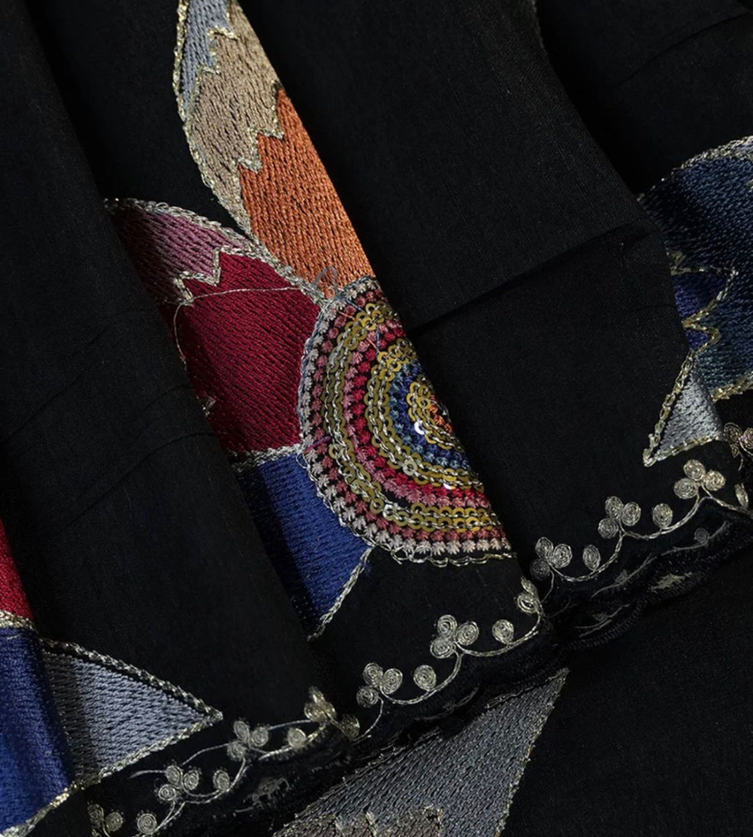 Rajwadi Dupian Silk Saree with Pita Work