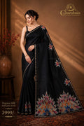 Rajwadi Dupian Silk Saree with Pita Work